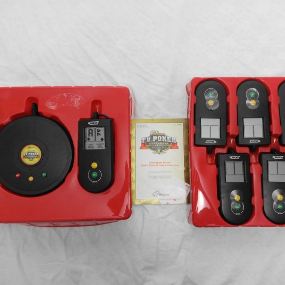 DELUXE TV POKER Texas Holdem Video Game System - Picture 3 of 6